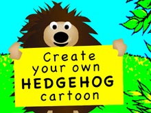Hedgehog Cartoon Spotlight Hedgehog Cartoon Spotlight